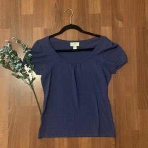 😎2 for $17😎 Ann Taylor LOFT Dusty Blue Top